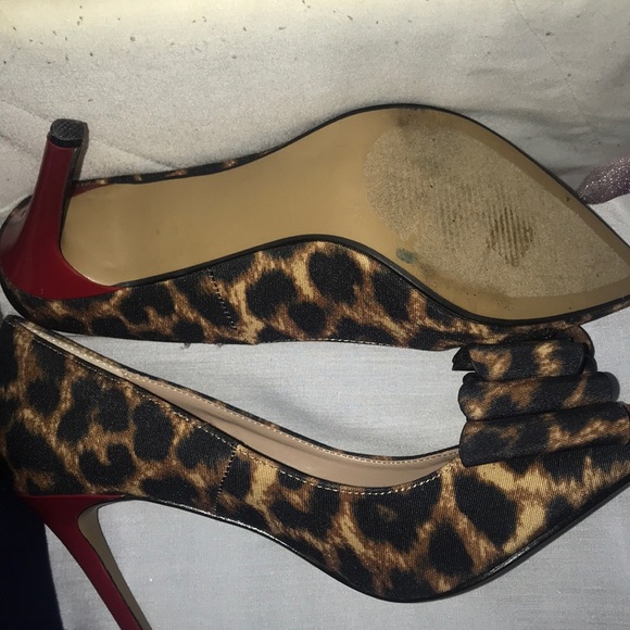 Betsy Johnson Leopard Print Heels - Picture 8 of 8